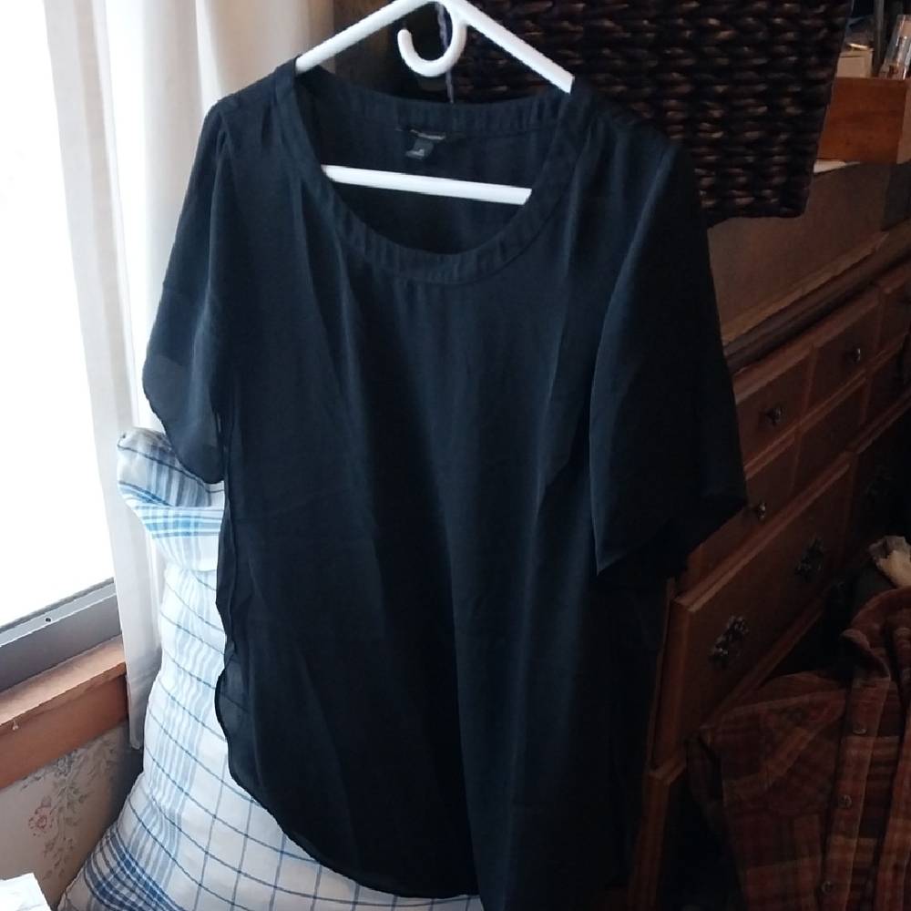 Banana Republic Black Short Sleeve Top